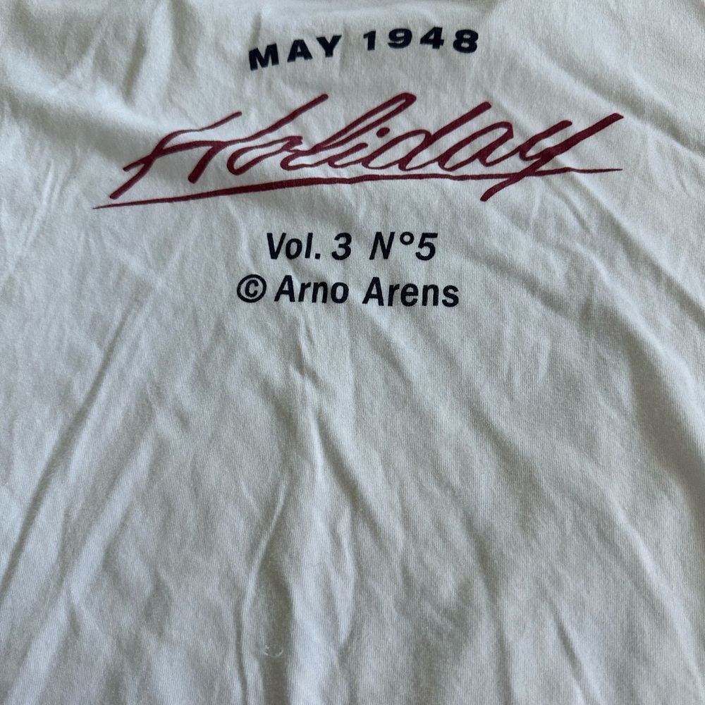 Holiday Boileau Men’s Off White Medium T Shirt